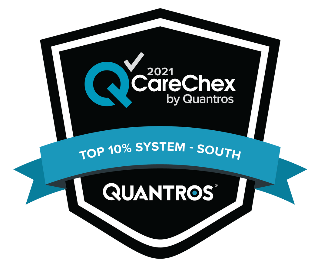 Top 10% System in the South - Patient Safety